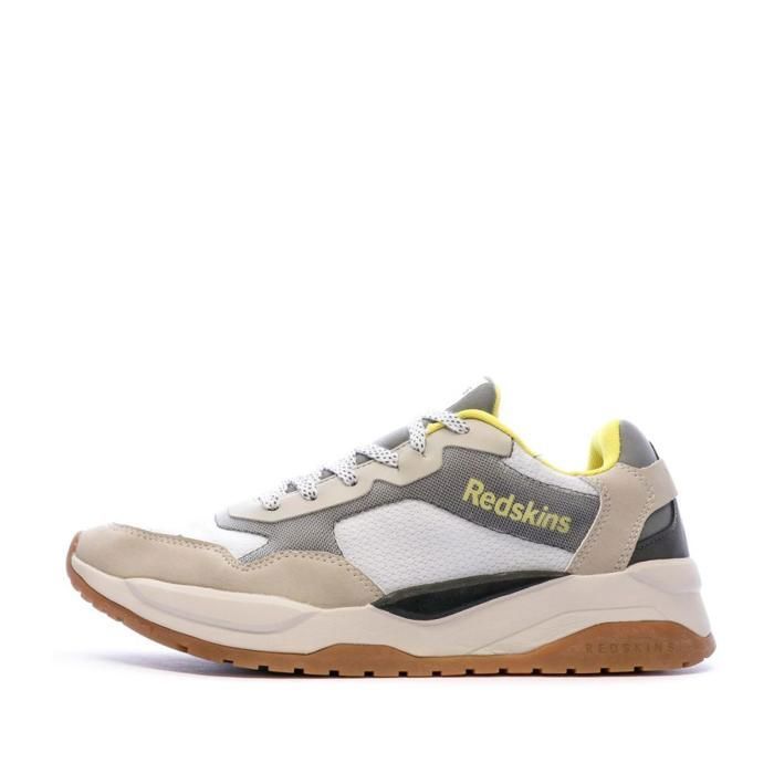 REDSKINS Baskets Manille Ecru/Gris Homme
