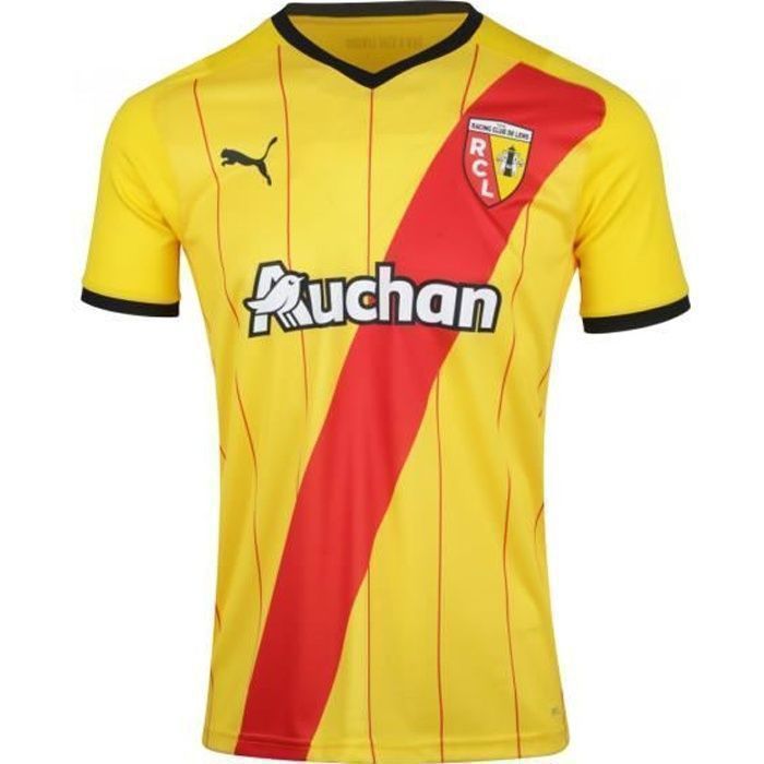 Maillot domicile RC Lens 2021/22 - jaune/rouge - XS