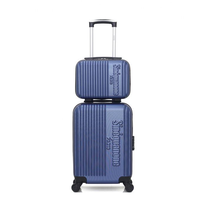 SINEQUANONE – SET DE 2 - ABS – 50cm – 4 roues – ATHENA-H – MARINE