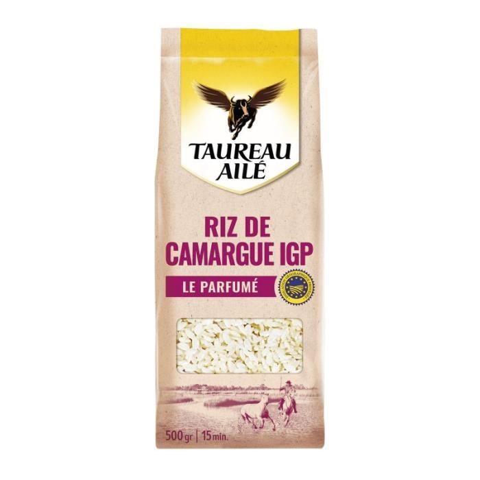 TAUREAU AILE - Riz Parfume Camargue 500G - Lot De 4