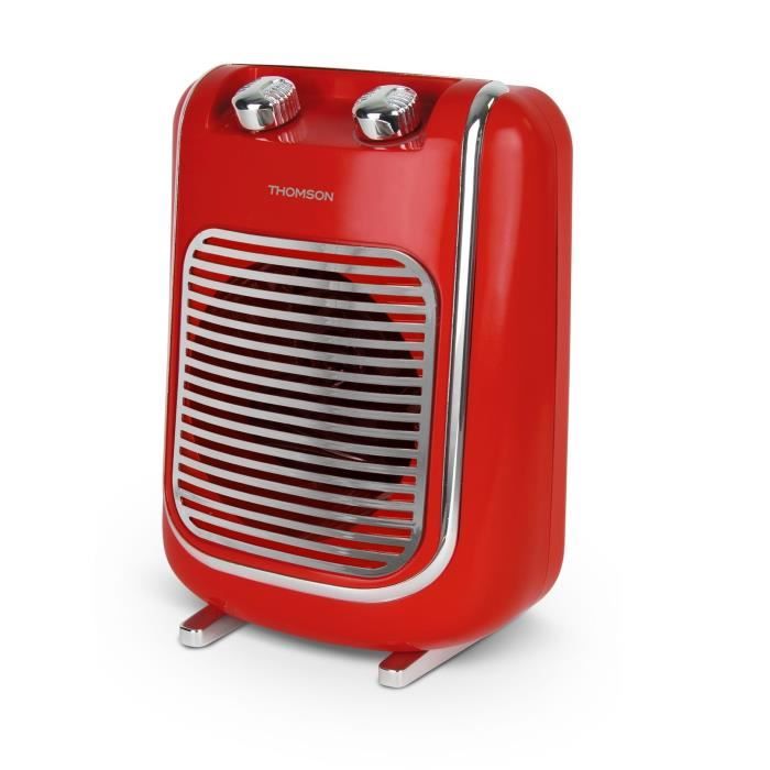 Radiateur soufflant salle de bain mobile électrique THOMSON Fifty thsf 2000 W