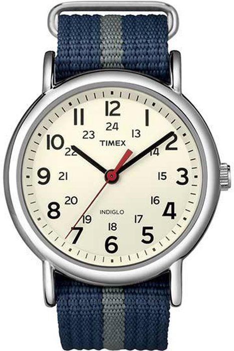 Timex - Urban WeekEnder Crème Nato Bleu gris T2…
