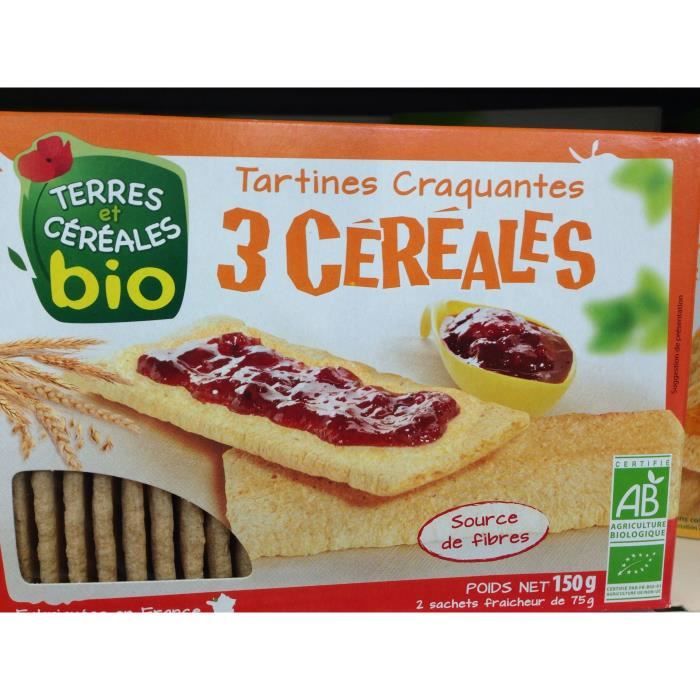 Tartines craquantes 3 cerises bio - 150g