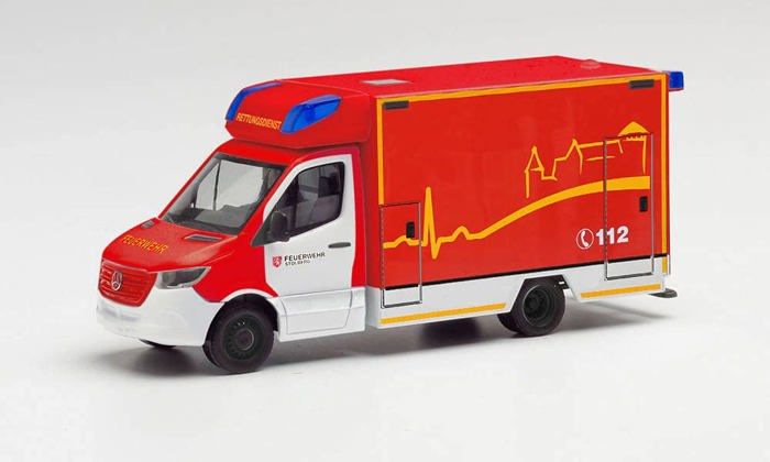 Véhicule d'intervention miniature - Herpa - Mercedes Benz Actros - H0