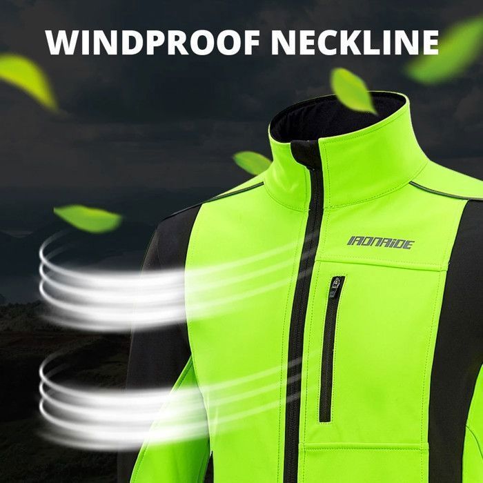 Veste Cyclisme Hiver LOXO CASE - Coupe-vent, Thermique, Imperméable, Pour VTT, Vélo, Randonnée, Course à Pied