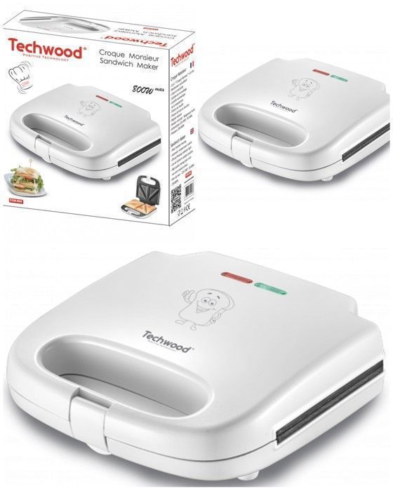 Appareil à Croque Monsieur Revêtement antiadhésif Voyant MarcheArrêt - vue 2