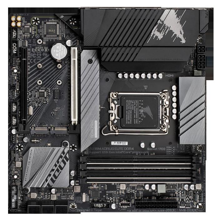 Carte mère GIGABYTE Z690M AORUS ELITE DDR4 SDRAM Intel Z690 Socket LGA1700 4xDDR4 SDRAM 128GB Micro ATX - Gigabyte