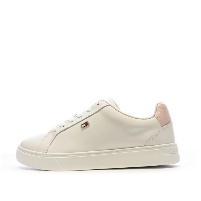 Baskets Blanches/Roses Femme Tommy Hilfiger FW0FW08072 Blanc