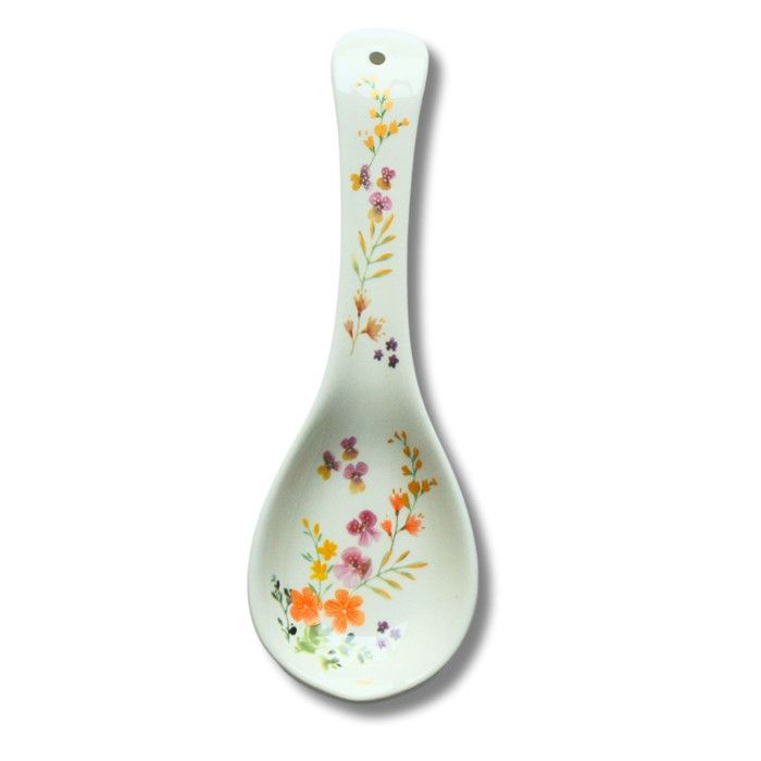 ANCIENNE SAUCIERE REPOSE Cuillere Faience Salins Modele Edith Decor De