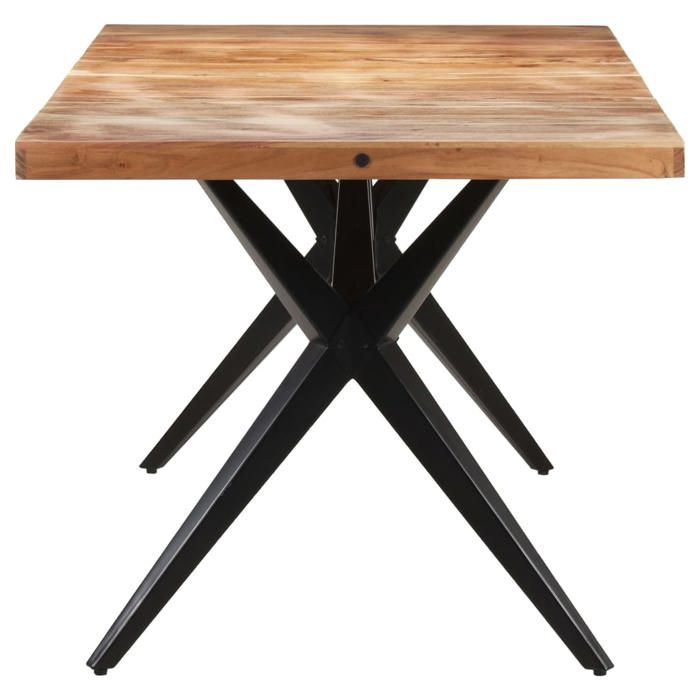 RemiseTable de salle à manger2-4 Personnes 160 x 80 x 76 cm Bois dacacia solide JILIMAISON2025 75665581