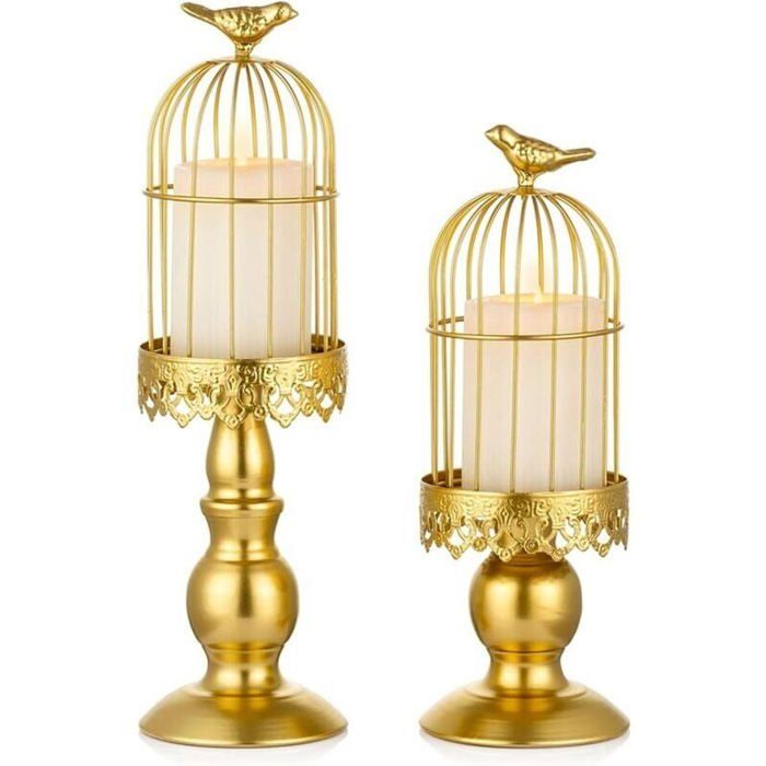 4 Pièces/12 Pièces Set De Porte-bougies Filetés De Style Européen, Décoration De Dîner Aux Chandelles Romantique, Bougies Pour La Saint-Valentin, L