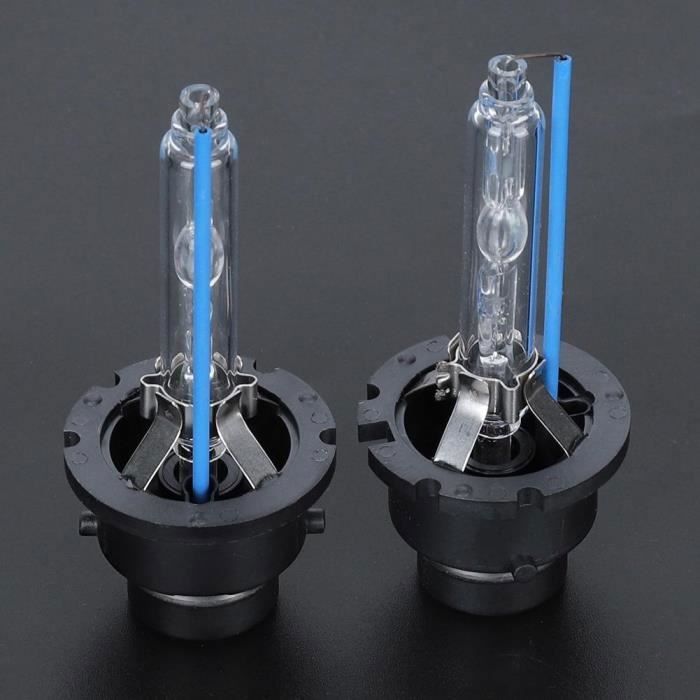 Lot De 2 Ampoules Xénon D2S 8000K 55W - Pour Feux Avant, Couleur Blanc Bleuté