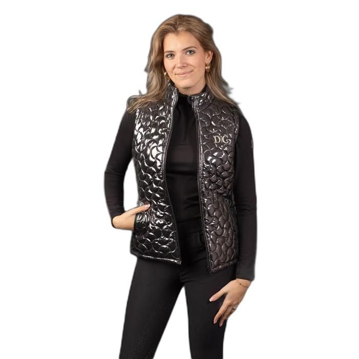Gilet équitation réversible Harrys Horse Denici Cavalli Stardust - zwart Gilet équitation réversible Harrys Horse Denici Cavalli Stardust - zwart
