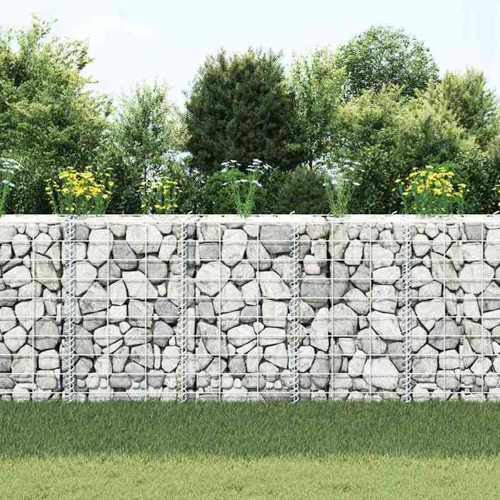 （SOLDES DEC)Lits surélevés en gabion 3 pcs 30x30x50 cm Fer - Jardinière en gabion antirouille FR_5580443