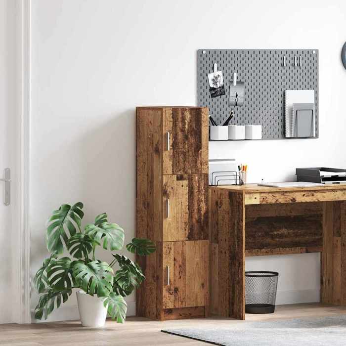 Automne/hiver Armoire Vaisselier - Bahut de Rangement Pour séjour - Meuble de Rangement Bois ancien 315x32x124cm DEC3298608