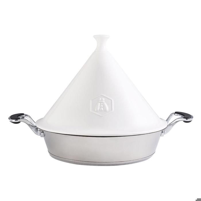 LAGUIOLE CUISSON - Tajine inox 285cm avec couvercle en céramique 18/8