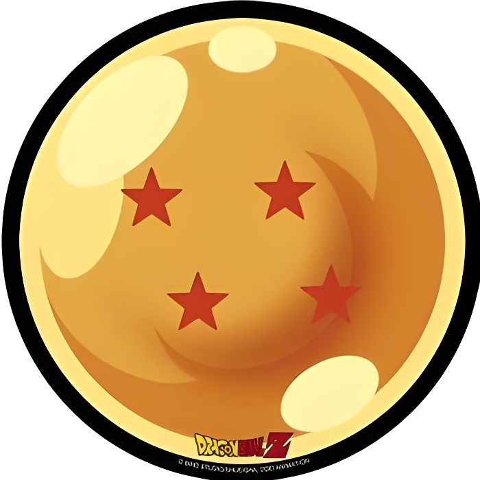 Tapis de souris Dragon Ball Z - Boule de cristal à 4 étoiles