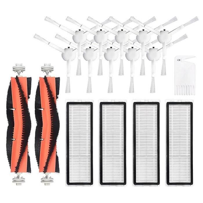 Filtre HEPA + Brosse Latérale Pour Vorwerk Kobold VR200 - Kit D'accessoires Robot Aspirateur