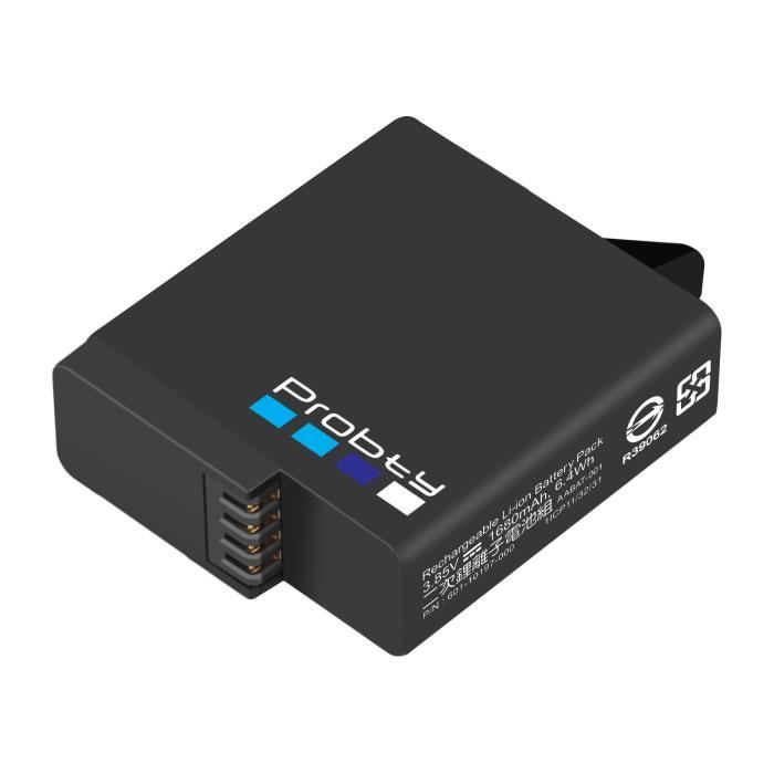 1 pièces Batterie Pour Gopro Hero 7 Hero 6 Hero 5 Piles Noires Et Triple Chargeur Pour Gopro Hero7 Hero6 Hero