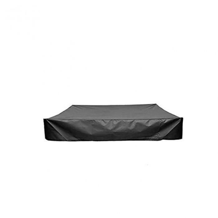 Bâche Bac à Sable 150x150x20 Cm – Housse Imperméable En Tissu Oxford 210D Avec Cordon De Serrage, Protection Étanchéité Totale