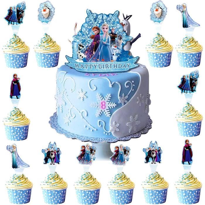 Frozen Cake Topper,13 Pièces Décoration de gâteau Reine des Neiges, Decoration  Gâteau Frozen, Princesse Cake Toppers pour Enfa[68] - Cdiscount Maison