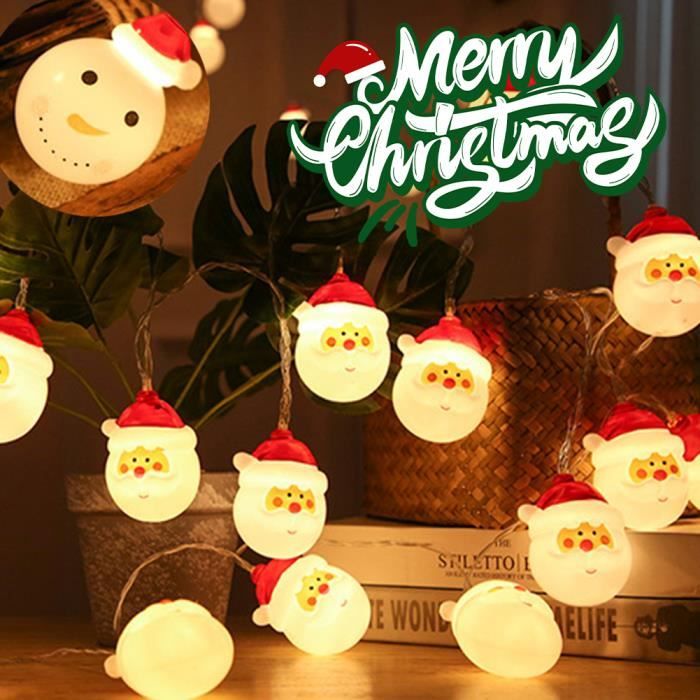 Guirlande lumineuse du Père Noël Marque Modèle Blanc chaud