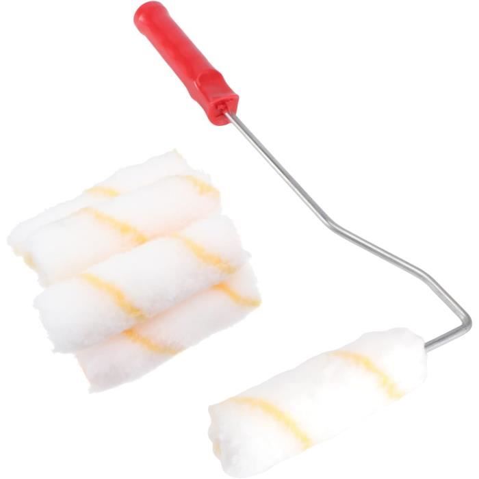 Lot De 50 Pinceaux En Mousse - Manche Bois 1 Pouce, Pour Peinture Acrylique