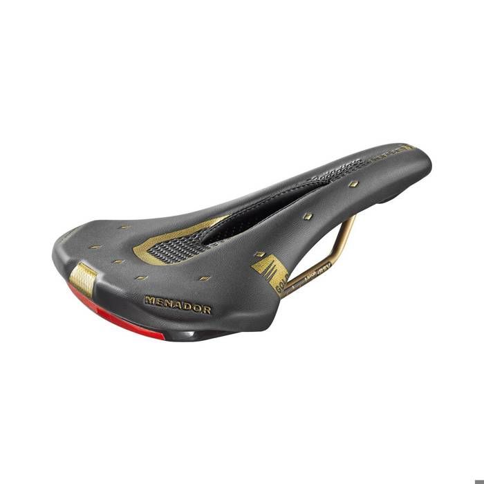 Selle VTT - Montegrappa - BMG S010 Gold RSV - Rail RSV - Rembourrage Flex PU - Noir