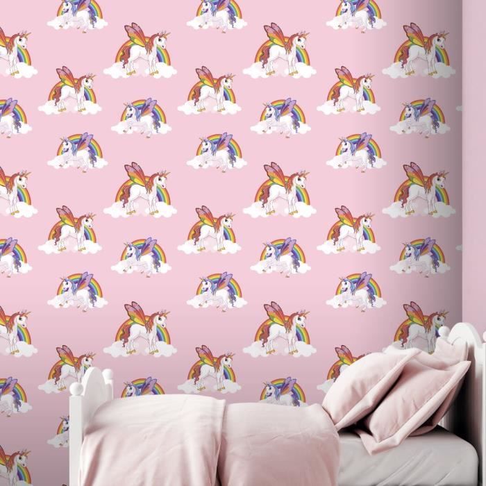 Scarica Gratis Images Kid Collection Papier Peint Arc En Ciel Et Licornes D Enfants Rose dernière salutations