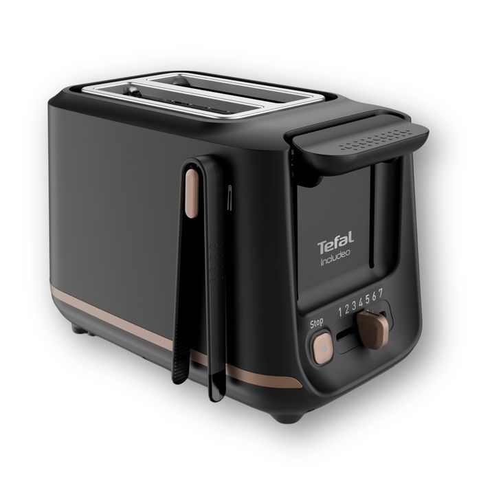 Tefal Grille-pain 2 fentes extra-larges utilisation facile Includeo TT533811 Tefal Grille-pain 2 fentes extra-larges utilisation facile Includeo TT533811