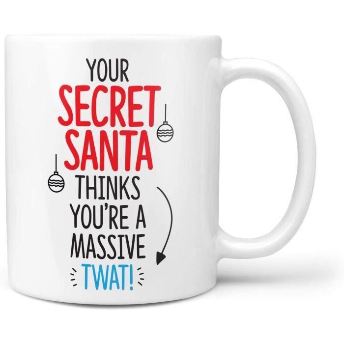 Cadeau drôle de Père Noël secret pour lui, son collègue de bureau de  travail Noël Votre Père Noël secret pense que vou{CD2510631} - Cdiscount  Puériculture & Eveil bébé