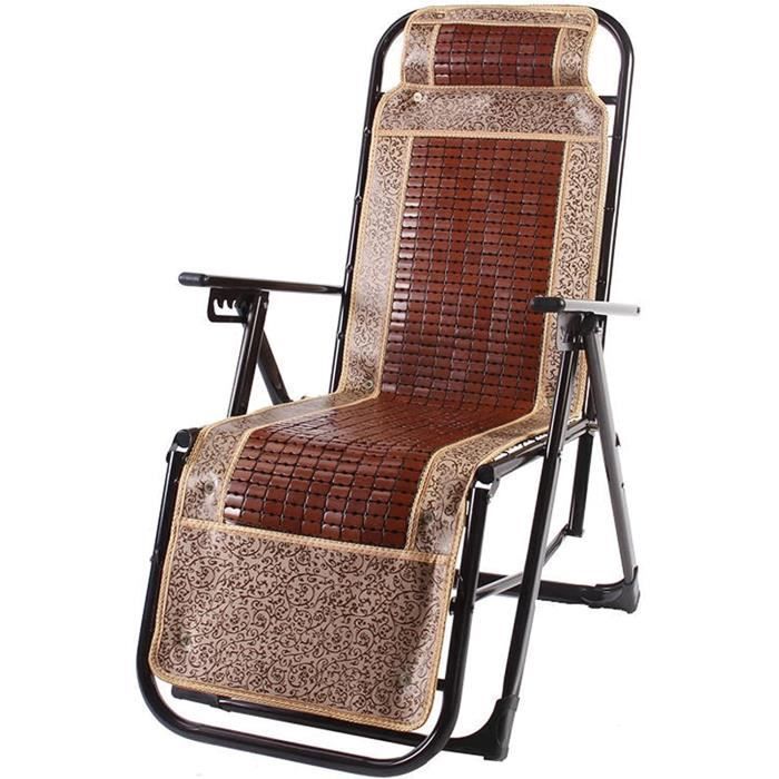Coussin Inclinable Pour Chaise De Jardin Babitotto - 120x50x12 Cm, Tissu Daim, Rembourrage Perlé, Antidérapant