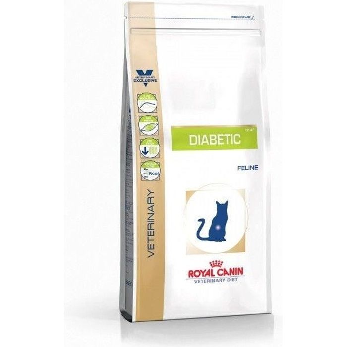 ROYAL CANIN Croquettes pour chat Vdiet Diabetic - Sac de 1 5 kg