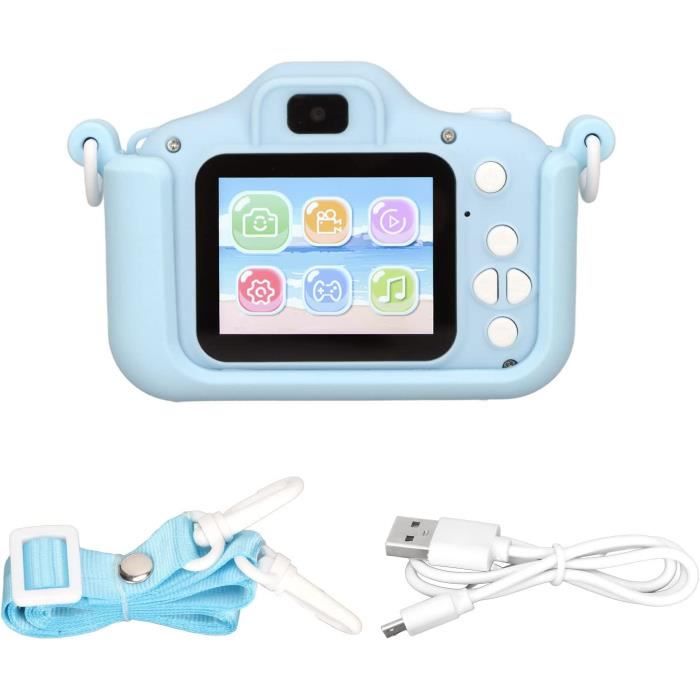 Appareil Photo Jouet Instantané Enfants, FIVEFINE HD 1080P Caméra Vidéo Appareil Photo Numérique Enfant avec Carte de 32 Go, Rose