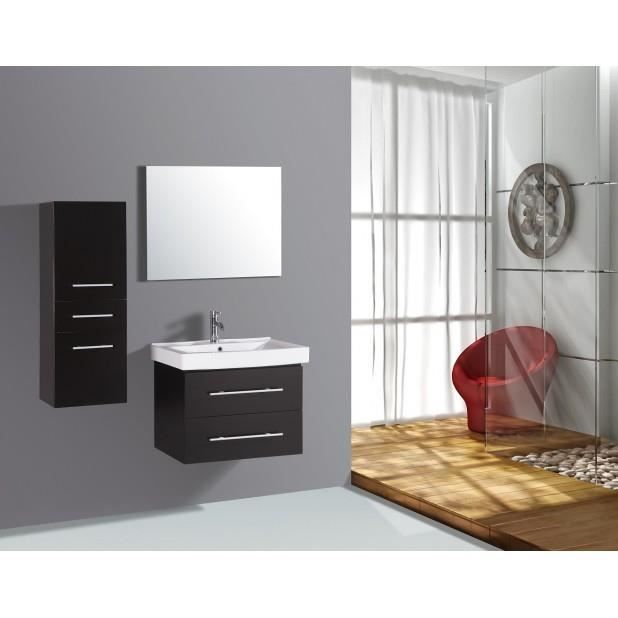 Magnifique Meuble Salle De Bain Complet Alpina Wenge 1 Vasque 1