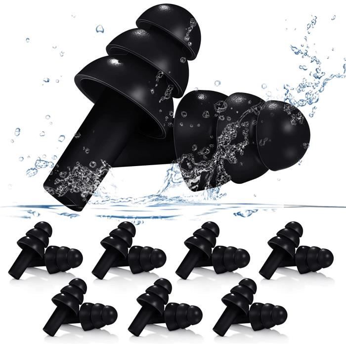 Bouchons D'Oreille Réglables IDE11 - 3 Modes (17-35 DB) - 7 Embouts Silicone (XS/S/M/L) - Pour Sommeil, Étude, Voyage - Réutilisables