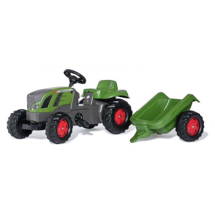 Rolly Toys Tracteur a Pedale rollyJunior John Deere + remorque