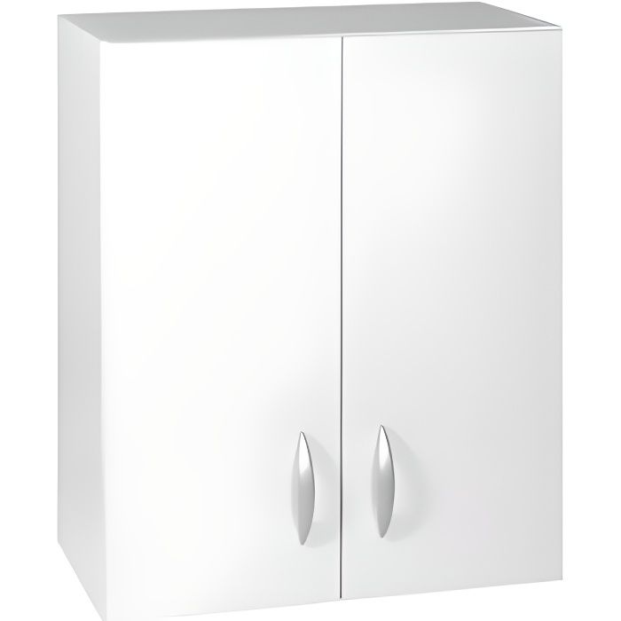 Meuble cuisine haut 60 cm 2 portes OXANE - Cdiscount Maison