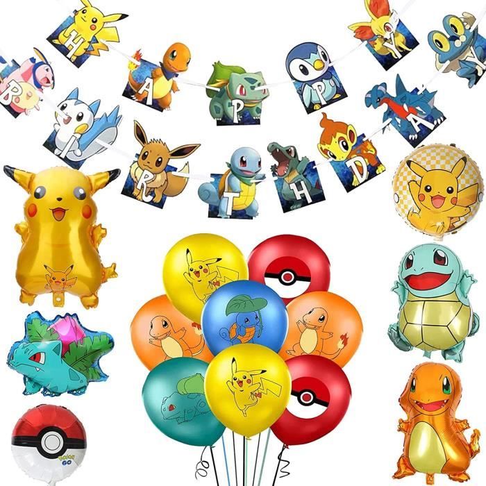 Pokemon Ballons Alu Ium Decoration Anniversaire Pokemon Kit Anniversaire Pokemon Anniversaire Pokemon Deco Ballons Pokemon Pikac Cdiscount Maison