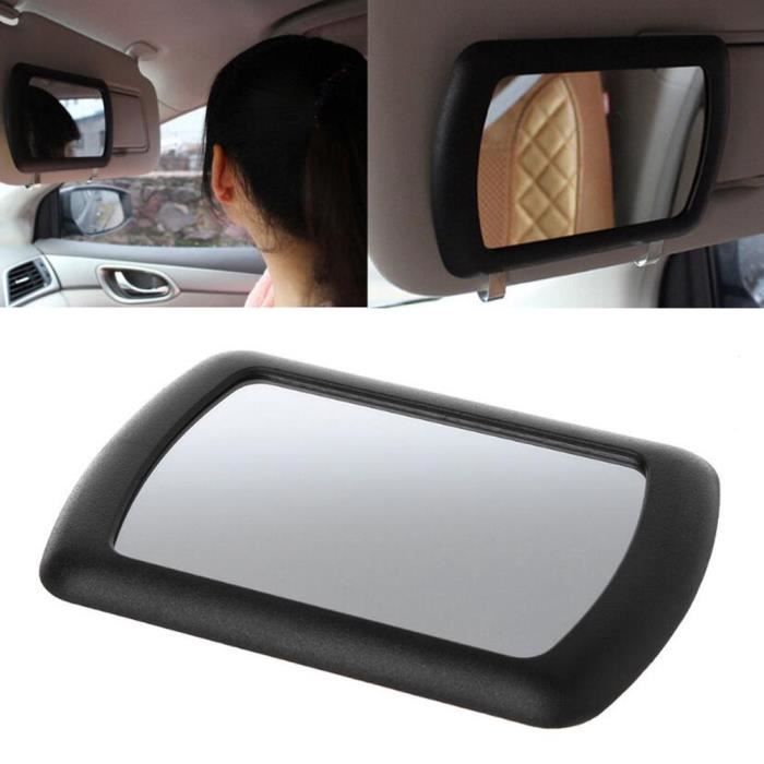 Miroir De Maquillage Voiture - Pare-soleil Autocollant, Vision Claire Et Sécurisée Pour Conducteur Et Bébé