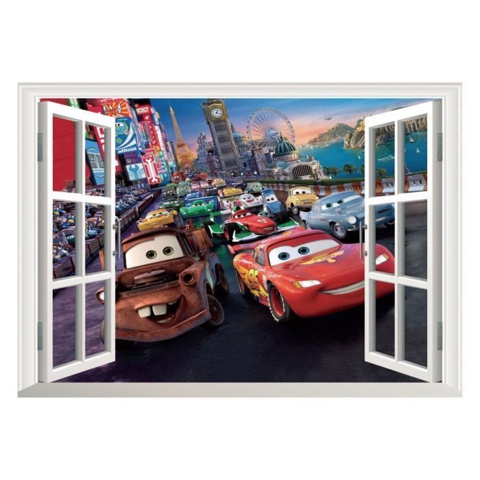 Kibi Stickers Muraux Cars Disney Wall Decal Enfants Chambre Bebe Decoration Autocollants Muraux Cars Disney Stickers Muraux Perso Achat Vente Stickers Cdiscount