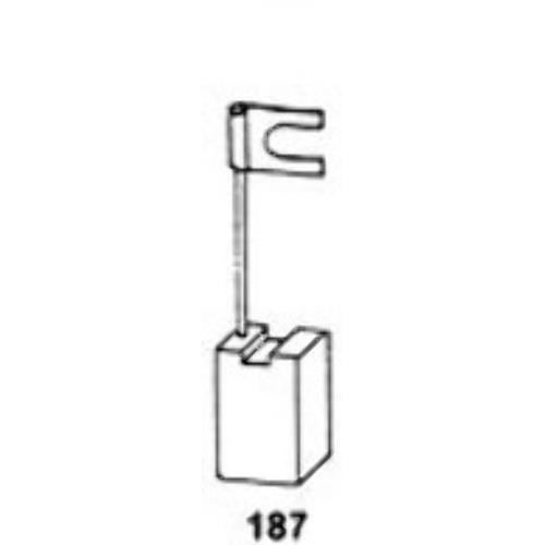 Avec arr/êt automatique 0.0x0.0x0.0 Balais de Charbon pour BOSCH GWS 24-230 JBV meuleuse ?x?x?mm