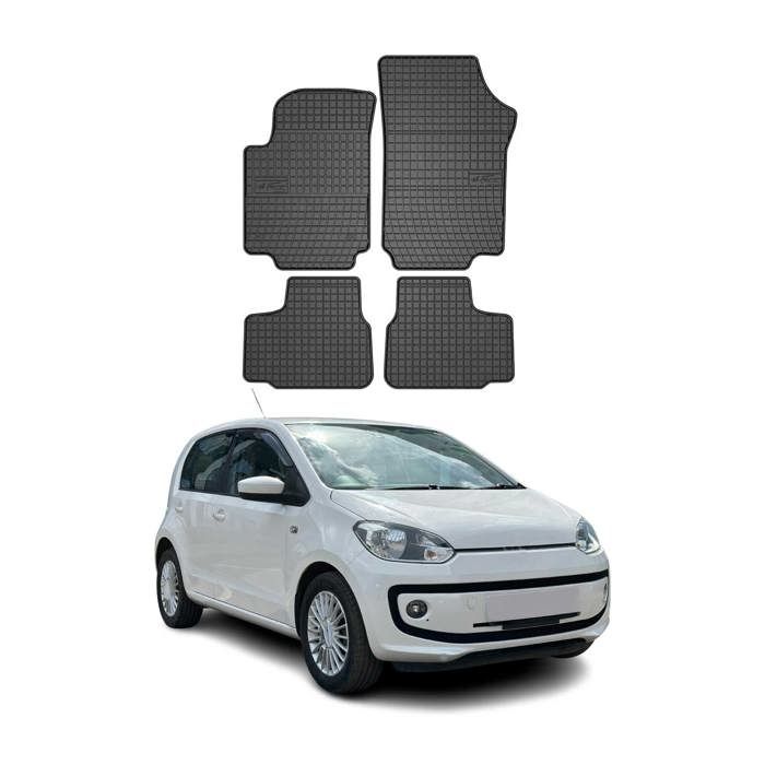 Tapis en caoutchouc Premium pour Volkswagen Up 2011-2023