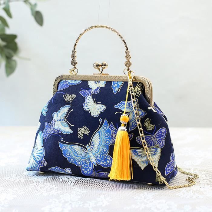 Sac femme 4 NOUVEAU 22CMX15CMX7CM Sac Main Frange Vintage