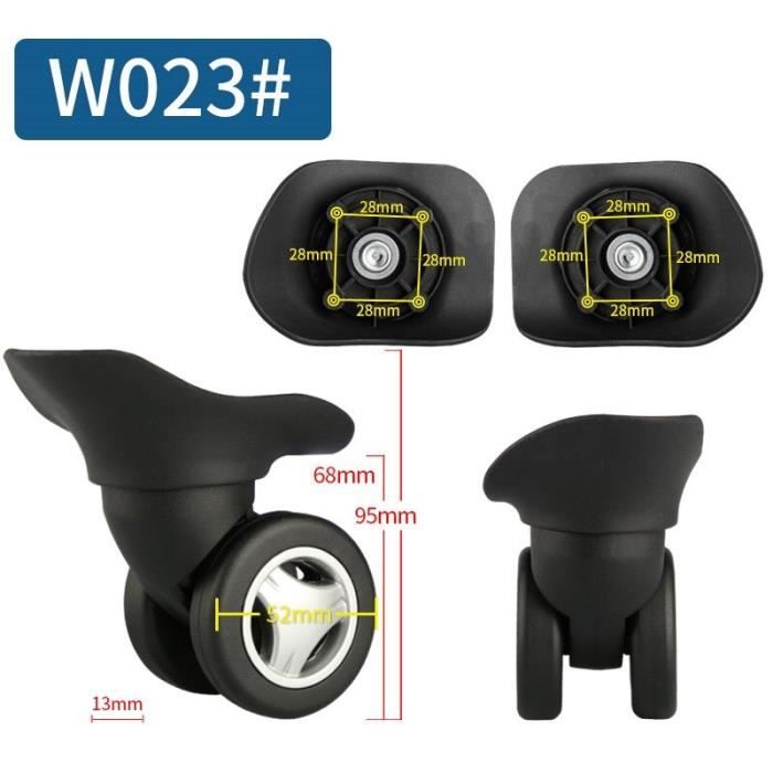 Roues de Remplacement - VGEBY - Nylon - Silencieuses - 9,2 cm - Pour Roues de Remplacement - VGEBY - Nylon - Silencieuses - 9,2 cm - Pour