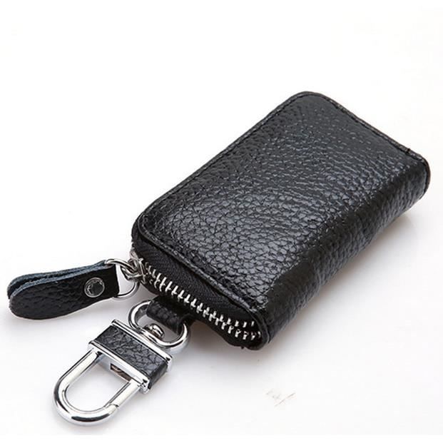 Porte-clés / Porte-monnaie En Cuir Unisexe AKSHIDE - Neuf Avec étiquettes