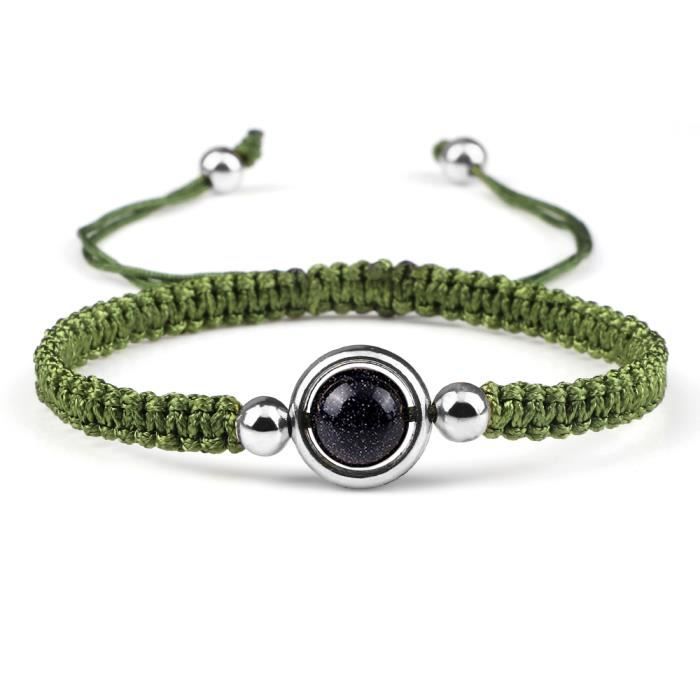 Bracelet Porte-Bonheur de Corde pour Homme main image 1