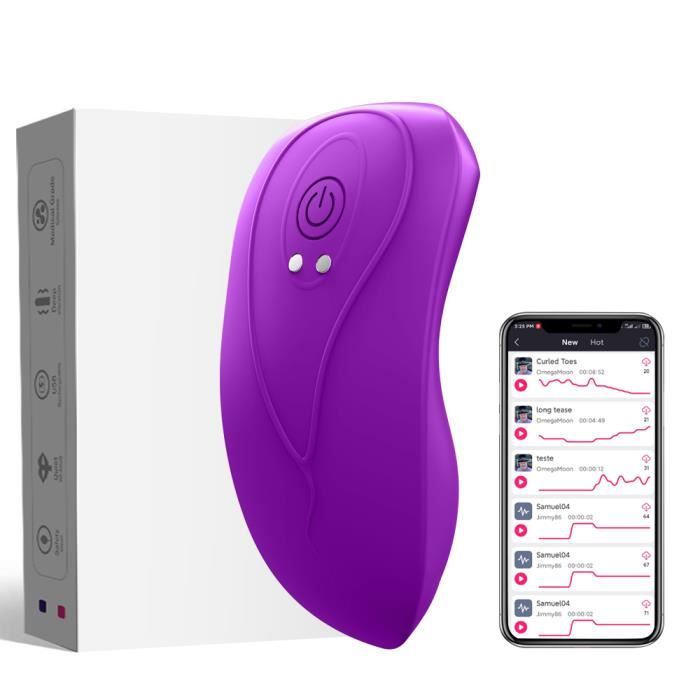 Sextoys Culotte vibrante, vibromasseur télécommandé sans fil pour femme