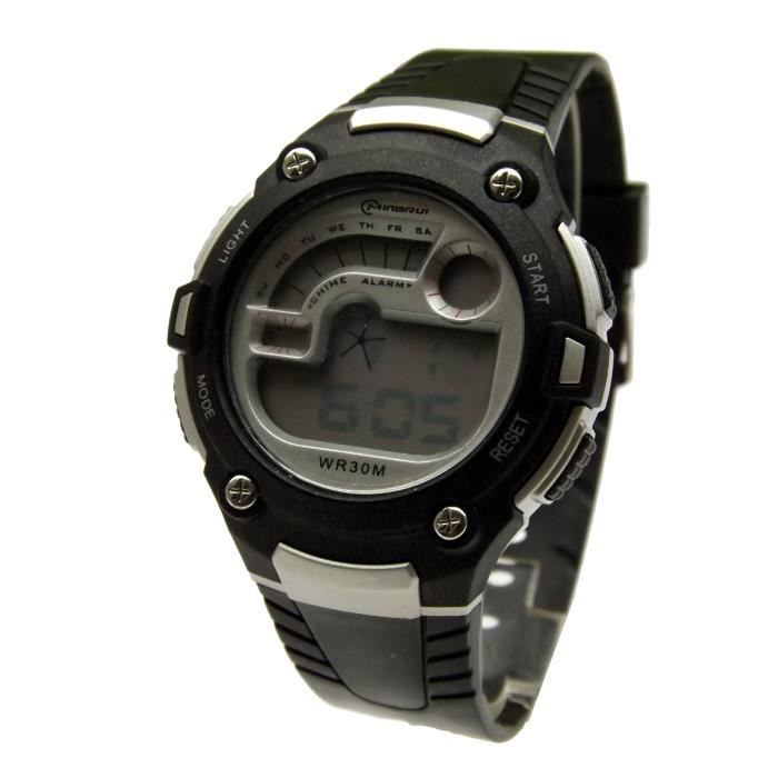 Lot De 8 Boîtiers Montre Génériques - Chrono Alarme, Quartz, Acier, 39 Mm, Neufs Sans étiquette