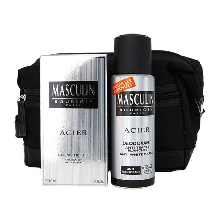 eau de toilette masculin acier